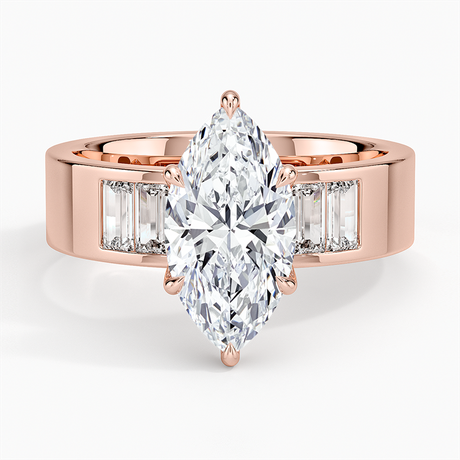 14K Rose Gold Peyton 5mm Channel-Set Diamond Ring