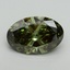 5.01 Ct. Fancy Vivid Green Oval Lab Grown Diamond