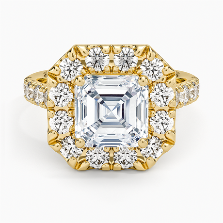 Adele Halo Diamond Ring