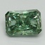 2.08 Ct. Fancy Vivid Pacific Green Radiant Lab Grown Diamond