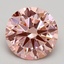 3.03 Ct. Fancy Intense Pink Round Lab Grown Diamond