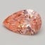 1.01 Ct. Fancy Vivid Pink Pear Lab Grown Diamond