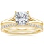 18K Yellow Gold Reverie Ring with Ballad Diamond Ring (1/4 ct. tw.)