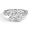 Custom Twisting Toi et Moi Pear Diamond Ring