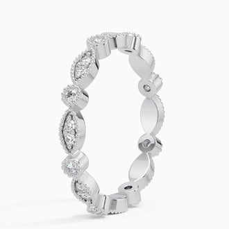 Tiara Eternity Diamond Ring (1/4 ct. tw.) in 18K White Gold