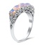 The Shera Ring, smalltop view on a hand