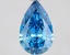 1.87 Ct. Fancy Vivid Blue Pear Lab Grown Diamond