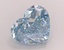 3.03 Ct. Fancy Vivid Blue Heart Lab Grown Diamond