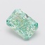 2.05 Ct. Fancy Vivid  Green Radiant Lab Grown Diamond