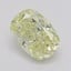 0.50 Ct. Fancy Light Yellow Cushion Diamond