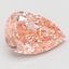 10.08 Ct. Fancy Vivid Pink Pear Lab Grown Diamond