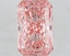 10.10 Ct. Fancy Vivid  Pink Radiant Lab Grown Diamond