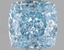 1.52 Ct. Fancy Vivid Blue Cushion Lab Grown Diamond