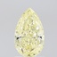 1.06 Ct. Fancy Light Yellow Pear Lab Grown Diamond