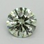 1.82 Ct. Fancy Vivid Pacific Green Round Lab Grown Diamond