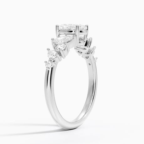 Olivetta Tapered Diamond Ring