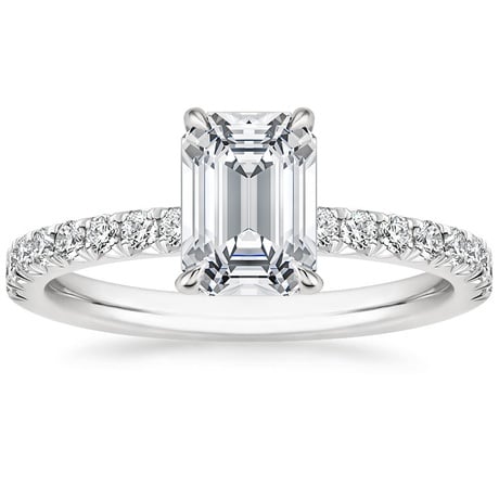 18K White Gold Amelie Diamond Bridal Set