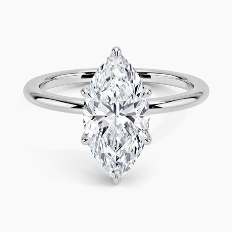 18K White Gold Fairmined 1.5mm Six-Prong Solitaire Ring