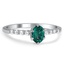 Modern Emerald Vintage Ring