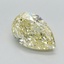 2.30 Ct. Fancy Yellow Pear Lab Grown Diamond