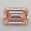 5.08 Ct. Fancy Vivid  Pink Emerald Lab Grown Diamond