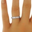 The Sydney Ring, smalltop view on a hand