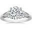 Platinum Rosabel Diamond Ring, smalltop view