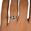 The Kina Ring, smallzoomed in top view on a hand