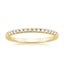 18K Yellow Gold Sonora Half Coverage Diamond Ring (1/8 ct. tw.), smalltop view