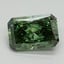 2.81 Ct. Fancy Vivid Pacific Green Radiant Lab Grown Diamond