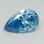 1.50 Ct. Fancy Vivid Blue Pear Lab Grown Diamond
