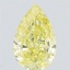 0.71 Ct. Fancy Yellow Pear Lab Grown Diamond