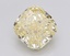 2.55 Ct. Fancy Intense Yellow Cushion Lab Grown Diamond