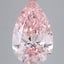 5.38 Ct. Fancy Vivid  Pink Pear Lab Grown Diamond
