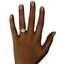 The Lusitana Ring, smallzoomed in top view on a hand