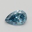 0.50 Ct. Fancy Vivid Blue Pear Lab Grown Diamond
