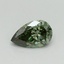 0.36 Ct. Fancy Vivid Green Pear Lab Grown Diamond