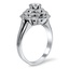 The Caralyn Ring, smalltop view on a hand