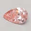 0.50 Ct. Fancy Vivid Pink Pear Lab Grown Diamond