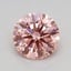 0.58 Ct. Fancy Vivid Pink Round Lab Grown Diamond