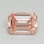 1.05 Ct. Fancy Intense Pink Emerald Lab Grown Diamond