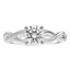 Custom Open Twist Diamond Ring