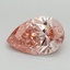 2.02 Ct. Fancy Vivid Pink Pear Lab Grown Diamond