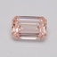 1.11 Ct. Fancy Intense Pink Emerald Lab Grown Diamond