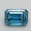 3.01 Ct. Fancy Vivid Blue Emerald Lab Grown Diamond