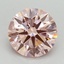3.08 Ct. Fancy Vivid Pink Round Lab Grown Diamond