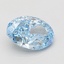 2.07 Ct. Fancy Vivid Blue Oval Lab Grown Diamond
