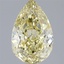 2.58 Ct. Fancy Yellow Pear Lab Grown Diamond