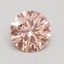 1.70 Ct. Fancy Intense Pink Round Lab Grown Diamond