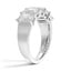 Radiant-Cut Five Stone Diamond Ring, smallside view